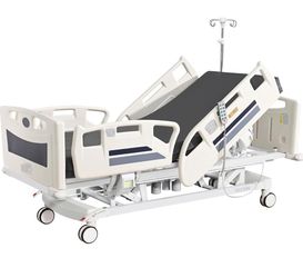 Premium 5 Function Full Electric Hospital Bed,ICU Medical Bed,550LBS
4.7" Waterproof Mattress,Adjustable Height,One-Click CPR,4 Big Side Rails,Germany