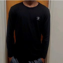 Polo Club Men's Black Tshirt  Large