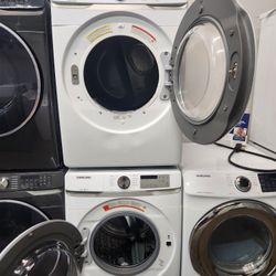 Samsung SET Steam Washer And Dryer LARGE 