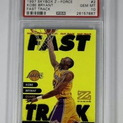 1997 Kobe Bryant Fast Track Psa 10