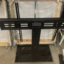 Swivel Tv Stand With Glass Base 