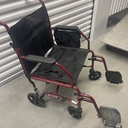 Folding Transport Chair 