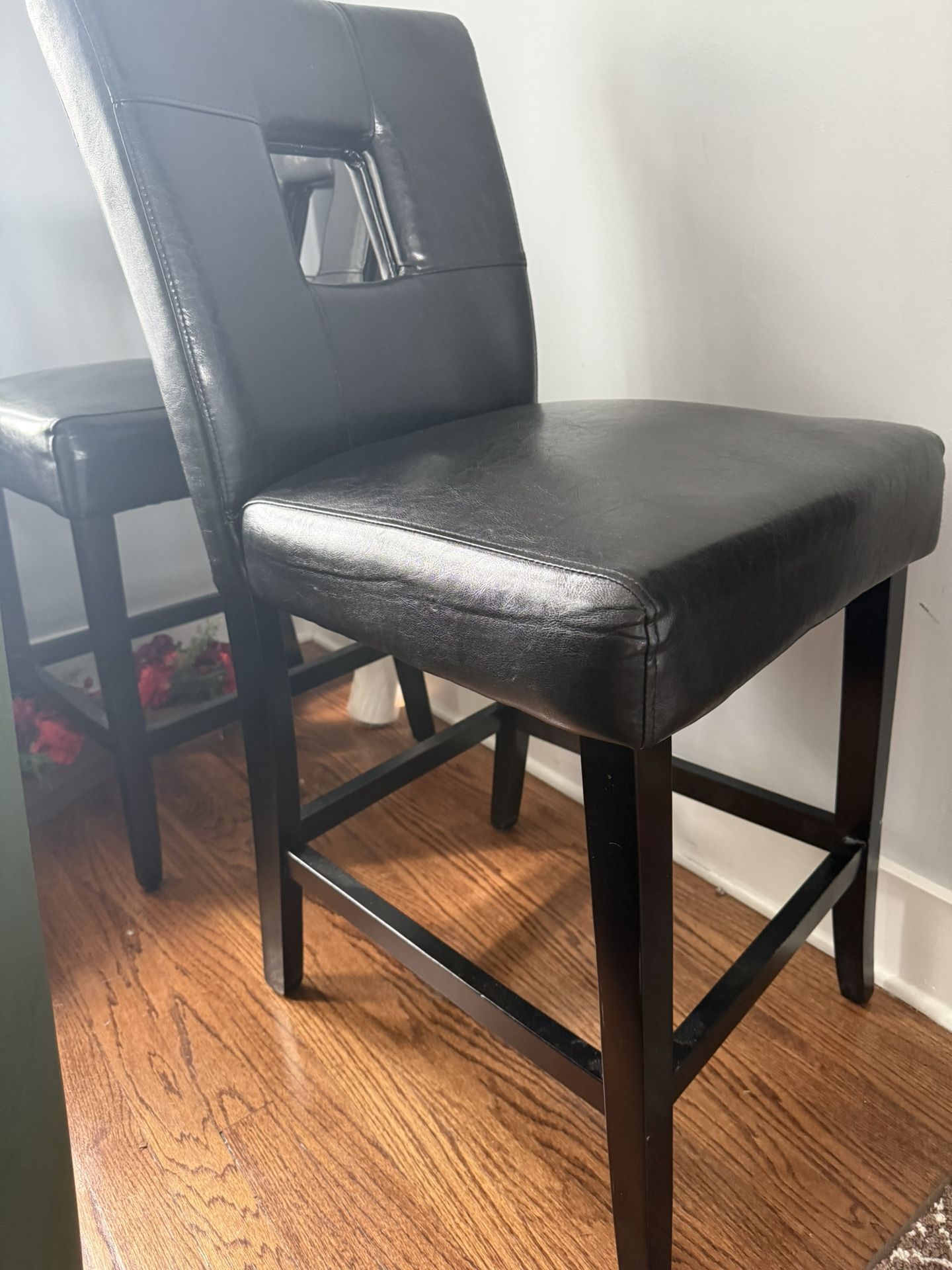 Counter Height High Back Stools (Set of 2) 24”