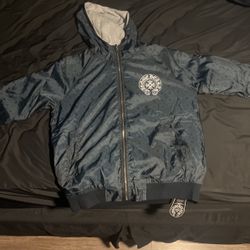 Chrome heart windbreaker reversible 