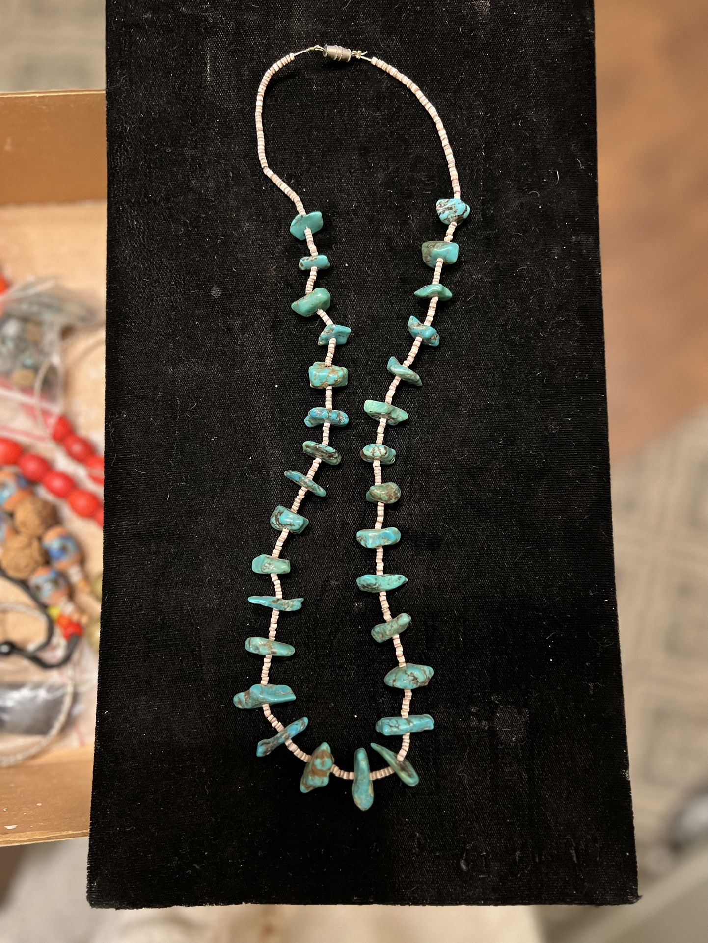 Hand Made genuine Turquoise Necklace