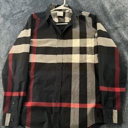 Men’s Burberry Button Up 