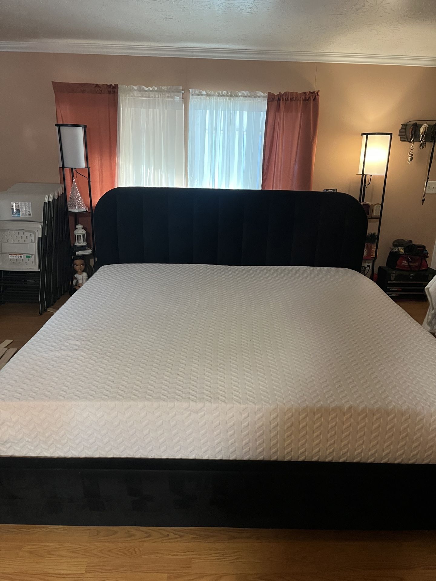 King Size Bed Frame And Mattress
