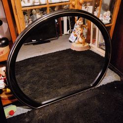 Dresser Wall Mirror Large Black/gold