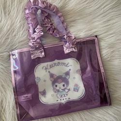 Sanrio Kuromi clear mini tote