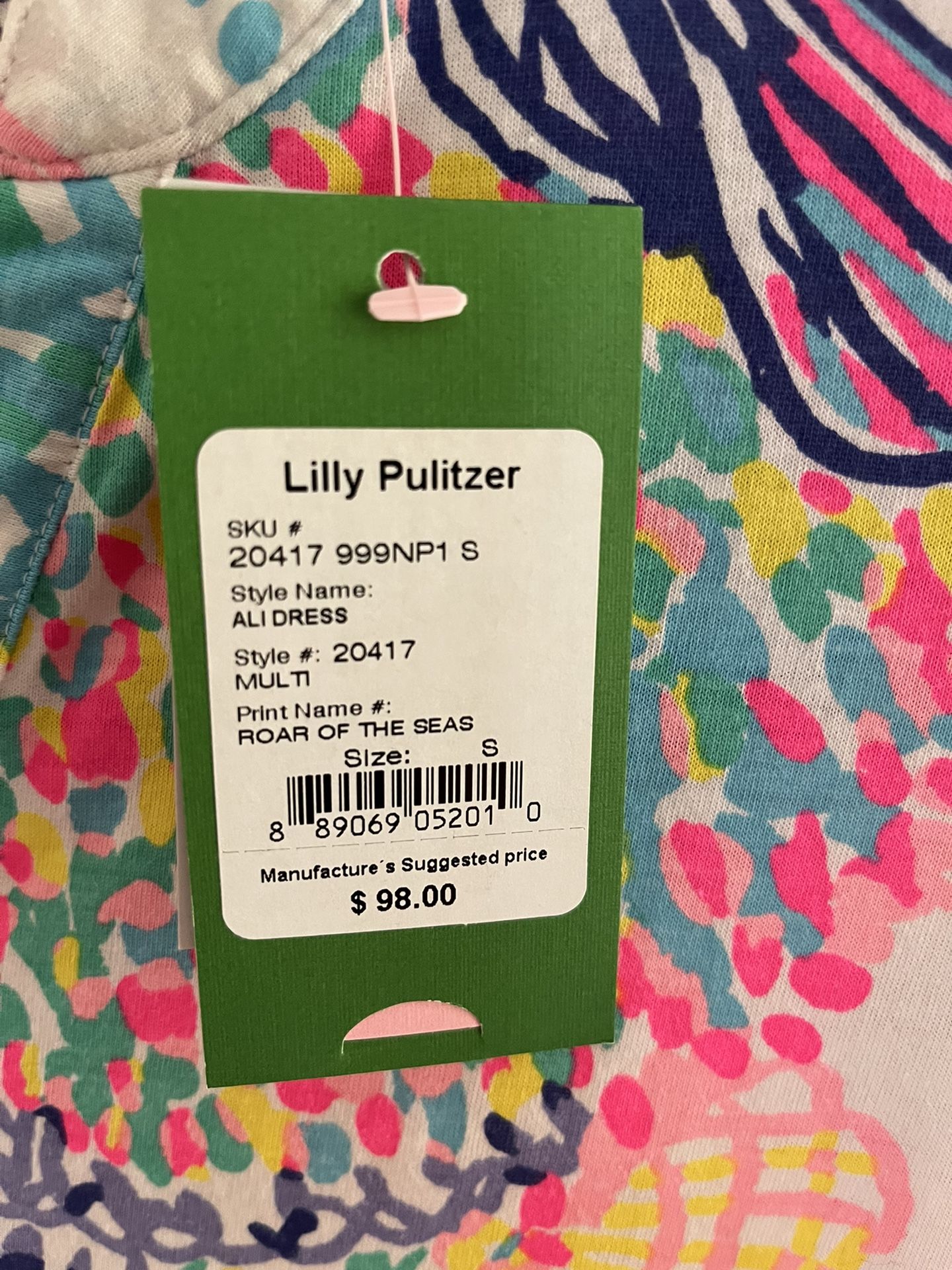 New Lilly Pulitzer Dress Size Small Roar Of The Seas
