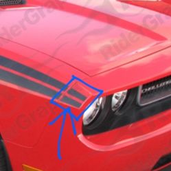 10-14 Challenger RT  Stripe Extensions Only