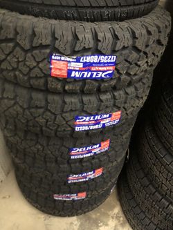 Lt235/80/17 Delium A/TX 6 Dually Tires