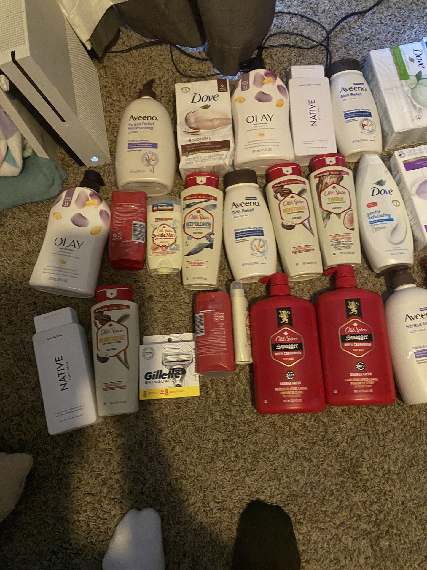 Body Was (dove, Old Spice, Aveeno, Native Liquid And Bars Soap