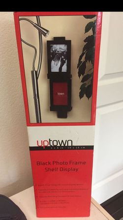 BRAND NEW Black photo frame (holds (2) 4x6 photos)