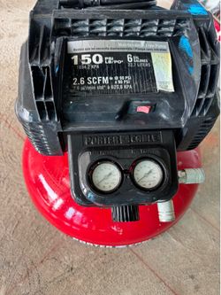 Compresor de aire portátil Porter-Cable de 6 galones / 150 PSI