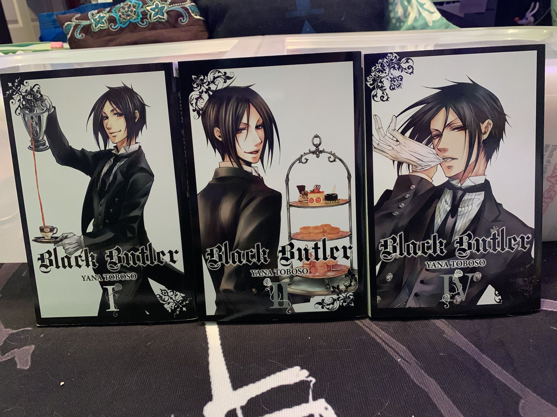 Black Butler Manga Volumes 1-3