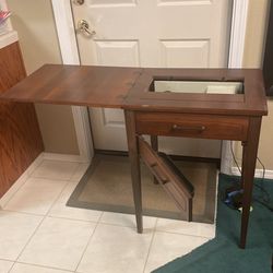 Antique Sewing Machine Table
