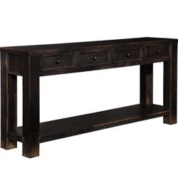 Rustic / Farmhouse Sofa / Console Table With Drawers 