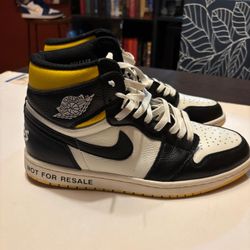 Jordan 1 Retro High Not For Resale Varsity Maize - 2018 Rare - Size 12