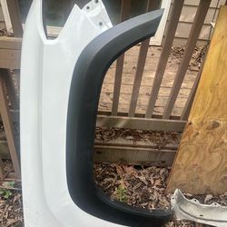 2017 Toyota Tacoma fenders with black flare