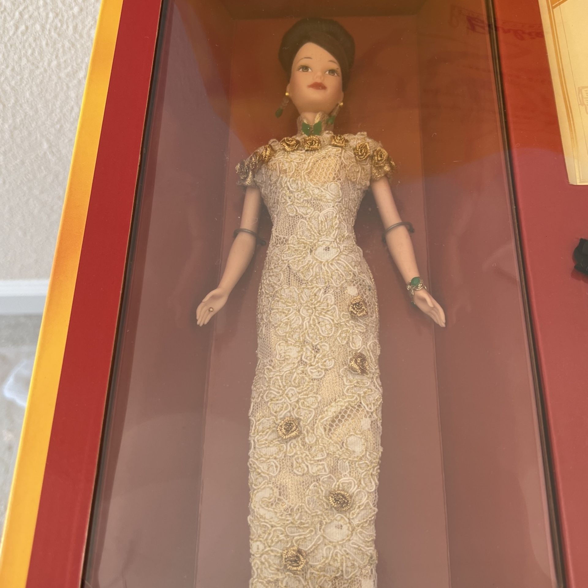 Golden qipao barbie top