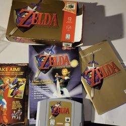 Legend of Zelda Ocarina of Time - COMPLETE IN BOX CIB - Nintendo 64