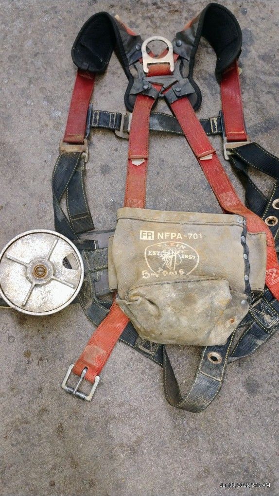 Harness With Flame Resistant Pouch