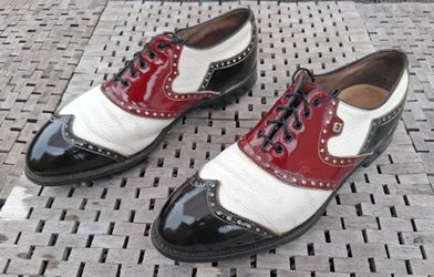 FootJoy Classics Shield Tip Red, White, Black 10.5D