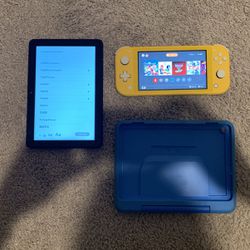 Amazon Fire Tablet 8 and Nintendo Switch