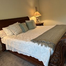 Cal King Size Bedroom Set with 50inch T.V.