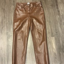 Aritzia Leather Pants 