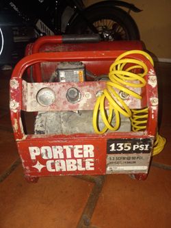 Porter cable 135psi generator