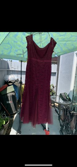Burgundy formal dress 2X