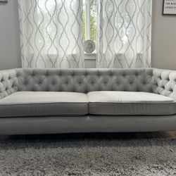 Gray Couch and 2 Chairs