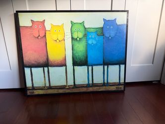 Canvas Art with Cats