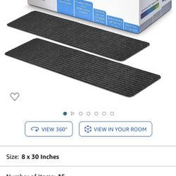 15pc Carpet Stair Treads 