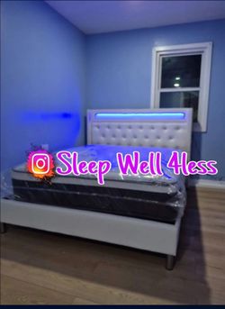 NEW QUEEN BED/PILLOWTOP MATTRESS INCLUDED‼️