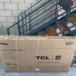 65 Inch TCL With Wall Mount 