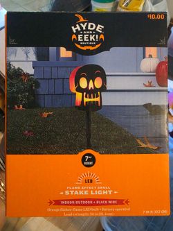 Halloween Skull stake lights