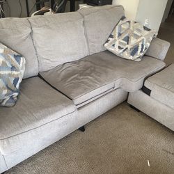 Sectional Couch with Ottoman - Pickup Only!