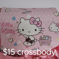 Hello Kitty Crossbody Bag $15 