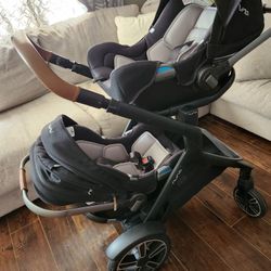 Nuna Demi Stroller And Car Seats For Twins