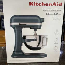 KitchenAid 5.5 Quart Bowl-Lift Stand Mixer - KSM55SXXXAG - Agave