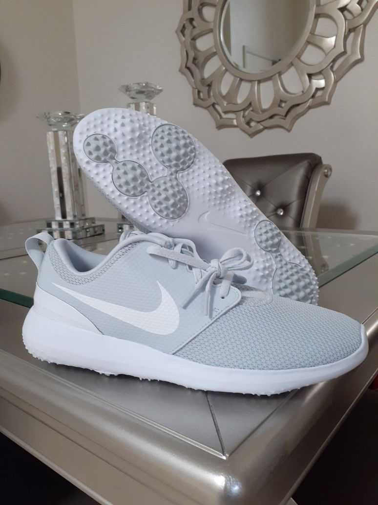 Men's Nike Roshe G Pure Platinum AA1837 002 Spikeless Golf Shoes