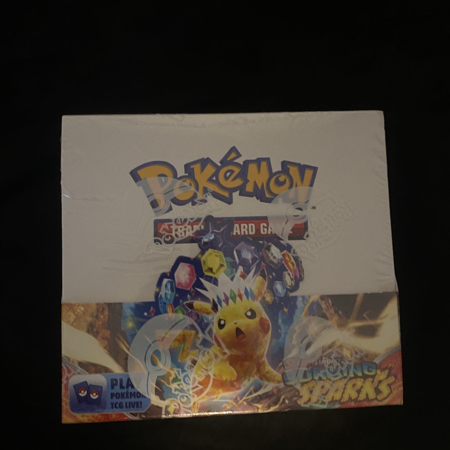 surging sparks booster box for sale Pokémon TCG: Scarlet & Violet As the shoreline crackles with energy Pokemon TCG: Scarlet & Violet