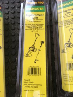 Poulan pro .115 weed eater rep. Line