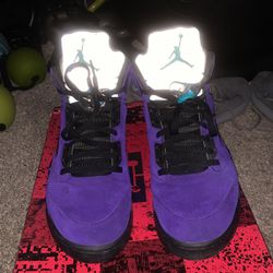 Air Jordan Grape 5 Sz 12 Men