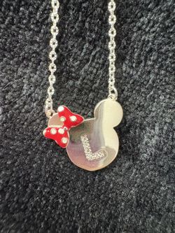 Disney Initial “L” Minnie Mouse Necklace