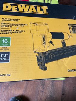Dewalt 16 GA