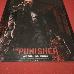 2004 Punisher Movie Poster
